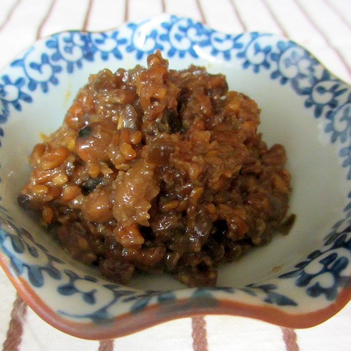 醤油仕込みナス入り金山寺味噌